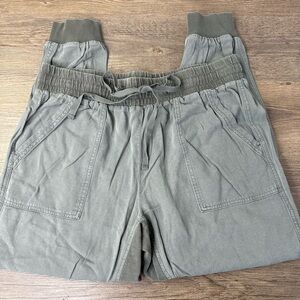 Splendid Women’s Sage Green Casual Jogger Pants, size XL